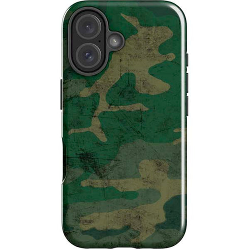 Camouflage iPhone 16 Plus Impact Case